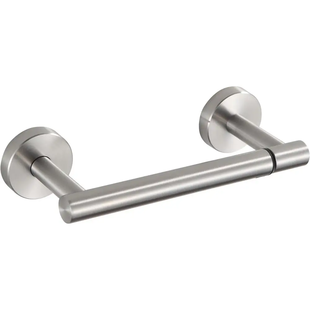 Toilet Paper Holder Brushed Nickel Wall Mount, Brush Nickel Bathroom Toilet Paper Holder Stainless Steel, Double Post Pivoting T
Toilet Paper Holder Brushed Nickel Wall Mount, Brush Nickel Bathroom Toilet Paper Holder Stainless Steel, Double Post Pivoting T
