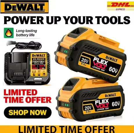 Оригинальный аккумулятор DeWalt 20V 6Ач/5Ач. Сменные аккумуляторы для инструментов DCB606, DCB609, DCB184, DCB200, DCF845, DCF850, DCF911, DCD800, DCD805.
Оригинальный аккумулятор DeWalt 20V 6Ач/5Ач. Сменные аккумуляторы для инструментов DCB606, DCB609, DCB184, DCB200, DCF845, DCF850, DCF911, DCD800, DCD805.