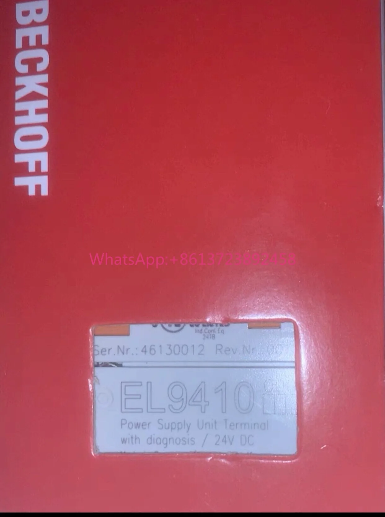BECKHOFF module EL9410 high quality
BECKHOFF module EL9410 high quality