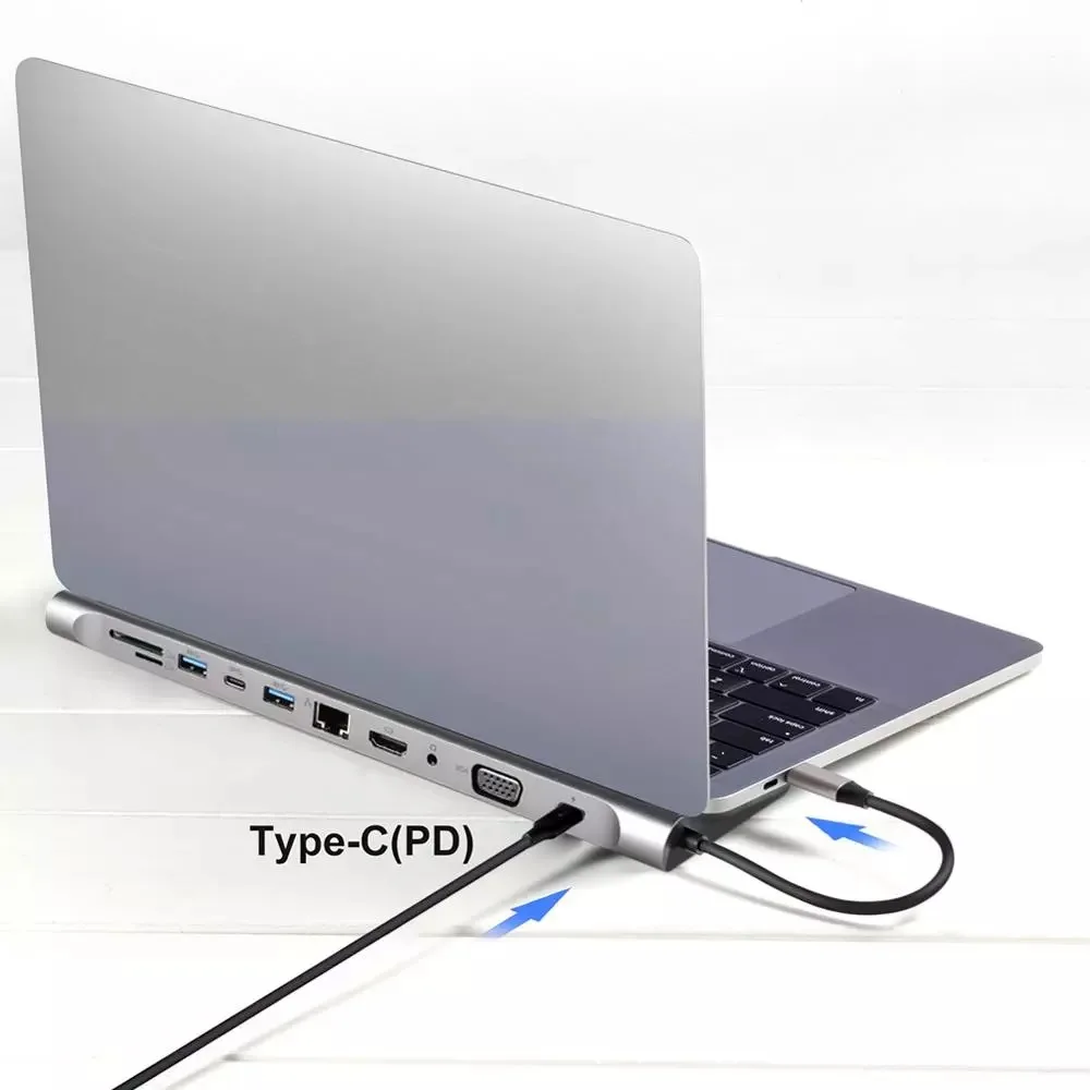 11 в 1 USB-концентратор типа C, док-станция для ноутбука, HDMI VGA RJ45 PD для MacBook HP Lenovo Surface, совместимая с Thunderbolt 3
11 в 1 USB-концентратор типа C, док-станция для ноутбука, HDMI VGA RJ45 PD для MacBook HP Lenovo Surface, совместимая с Thunderbolt 3