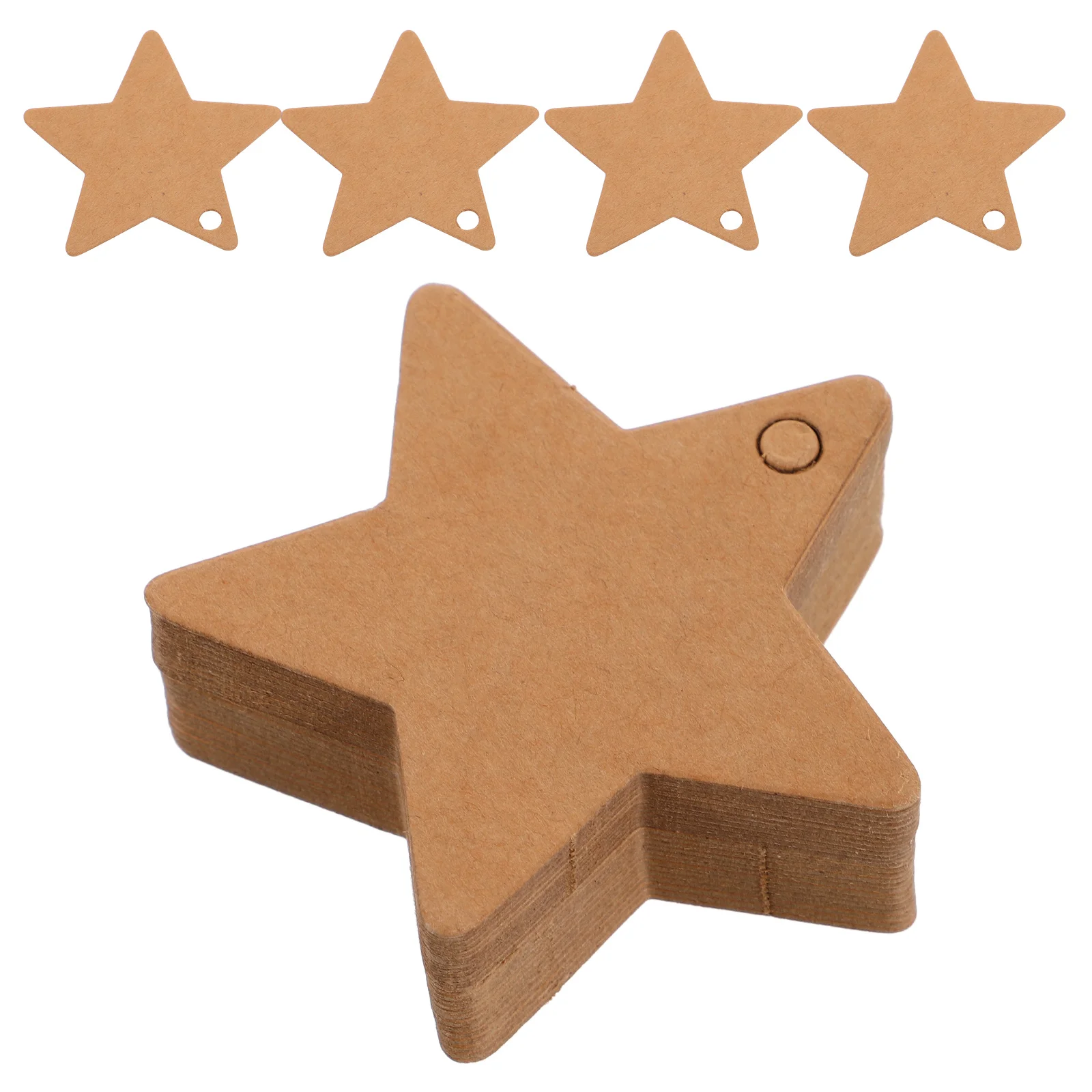 100pcs Handmade Kraft Paper Star Tags Cardboard Brown Blank Christmas Gifts Pendants Bookmarks Soap Labels Holiday Decorations 
100pcs Handmade Kraft Paper Star Tags Cardboard Brown Blank Christmas Gifts Pendants Bookmarks Soap Labels Holiday Decorations
