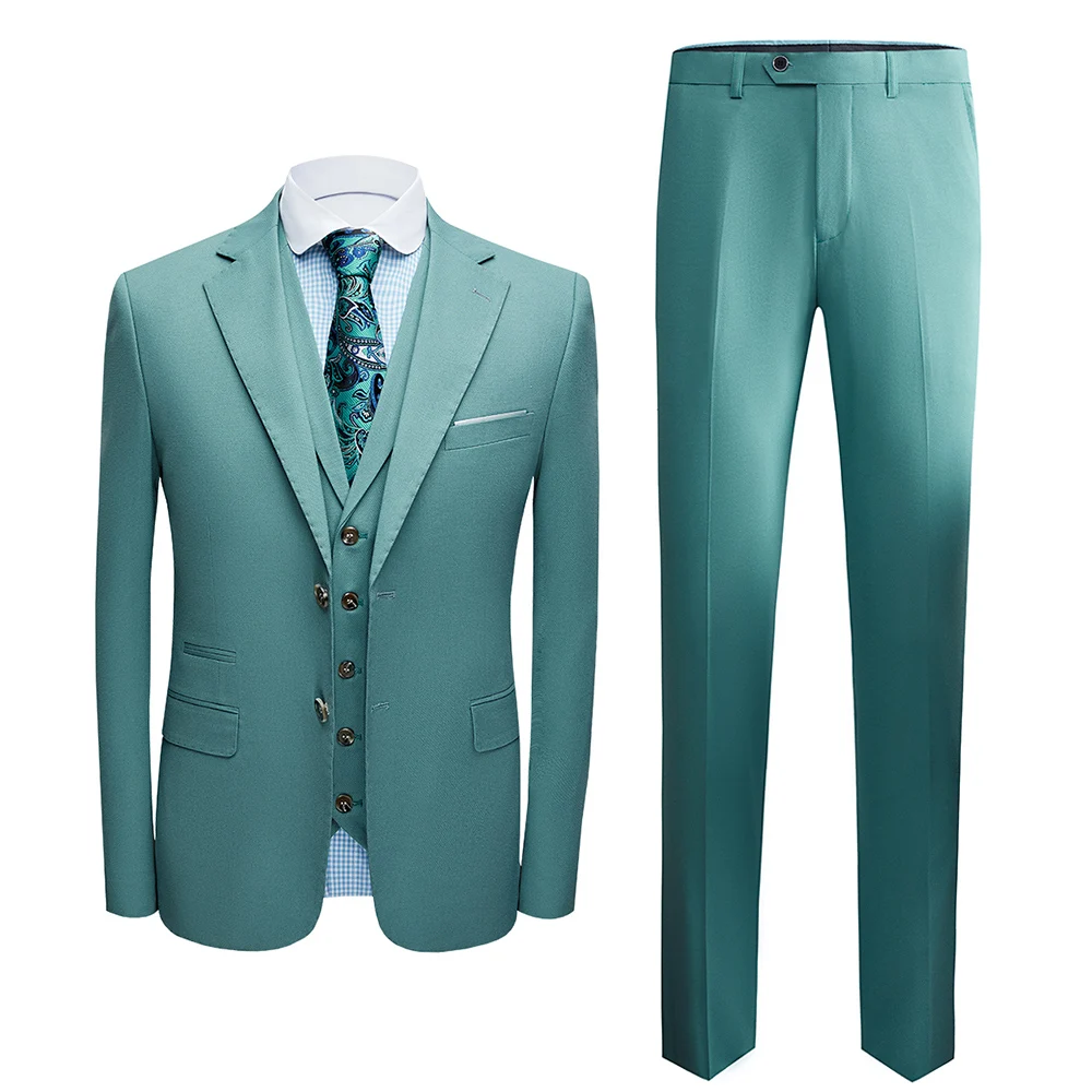 Fitṡ Luxury Emerald Green Men Slim Fit Suits for Wedding High Quality Mens Suits 3 Piece Terno Masculino Costume Homme Mariage
Fitṡ Luxury Emerald Green Men Slim Fit Suits for Wedding High Quality Mens Suits 3 Piece Terno Masculino Costume Homme Mariage