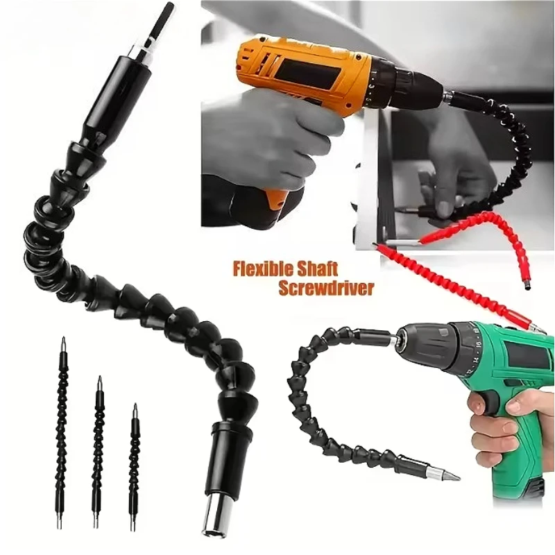 Flexible Shaft Extension Shaft Drill Bit Hex Shank Drill Nut Driver Bit Set Bendable Drill Bit Extension Soft Shaft Driver
Flexible Shaft Extension Shaft Drill Bit Hex Shank Drill Nut Driver Bit Set Bendable Drill Bit Extension Soft Shaft Driver