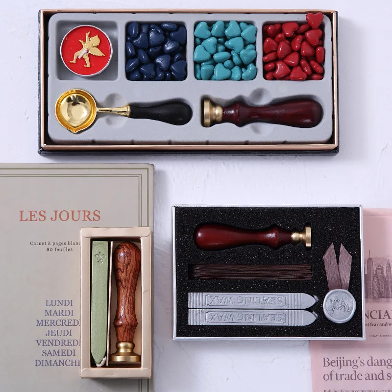 JCAC Creative Vintage Wax Seal Stamp Kit, Sealing Wax Beads Gift Set, Envelope Seal, 3 Styles Available
JCAC Creative Vintage Wax Seal Stamp Kit, Sealing Wax Beads Gift Set, Envelope Seal, 3 Styles Available