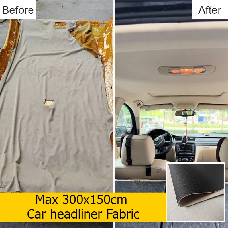 Car Roof Liner Headliner Mesh Fabric Sky Cloth Foam Back for Upholstery Interior Modification Fall Off Repair Ceiling Fabrics
Car Roof Liner Headliner Mesh Fabric Sky Cloth Foam Back for Upholstery Interior Modification Fall Off Repair Ceiling Fabrics