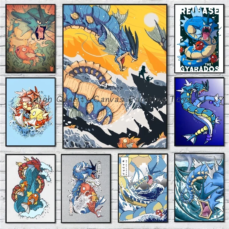 Print on Canvas Pokemon Gyarados Wall Art Home Modern Living Room Friends Gifts Decoration Paintings Decorative Aesthetic Poster
Print on Canvas Pokemon Gyarados Wall Art Home Modern Living Room Friends Gifts Decoration Paintings Decorative Aesthetic Poster