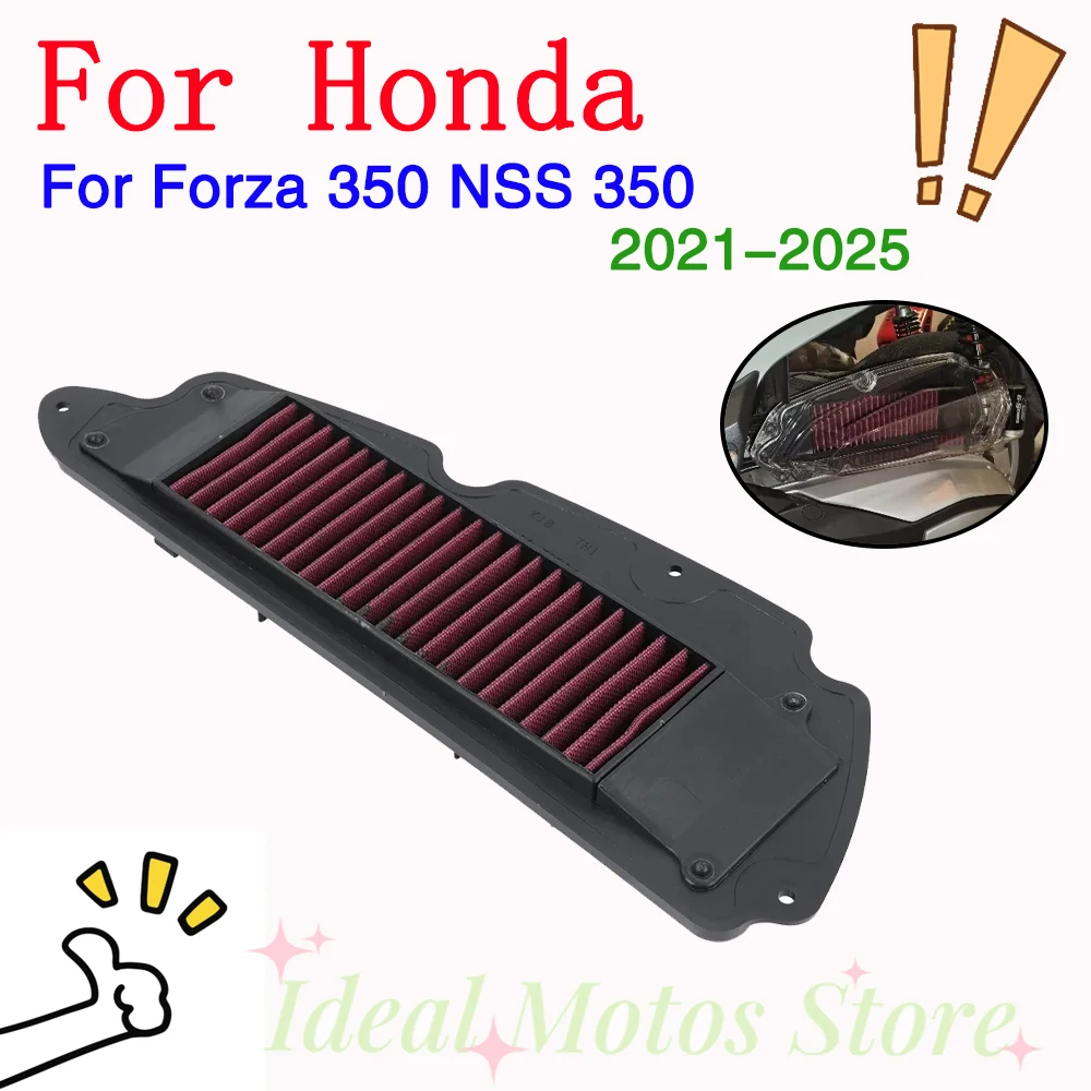 Motorcycle Accessories Cleaner Washable Recyclable High Flow Air Filter Intake For Honda Forza 350 Forza350 NSS 350 2021 - 2025
Motorcycle Accessories Cleaner Washable Recyclable High Flow Air Filter Intake For Honda Forza 350 Forza350 NSS 350 2021 - 2025