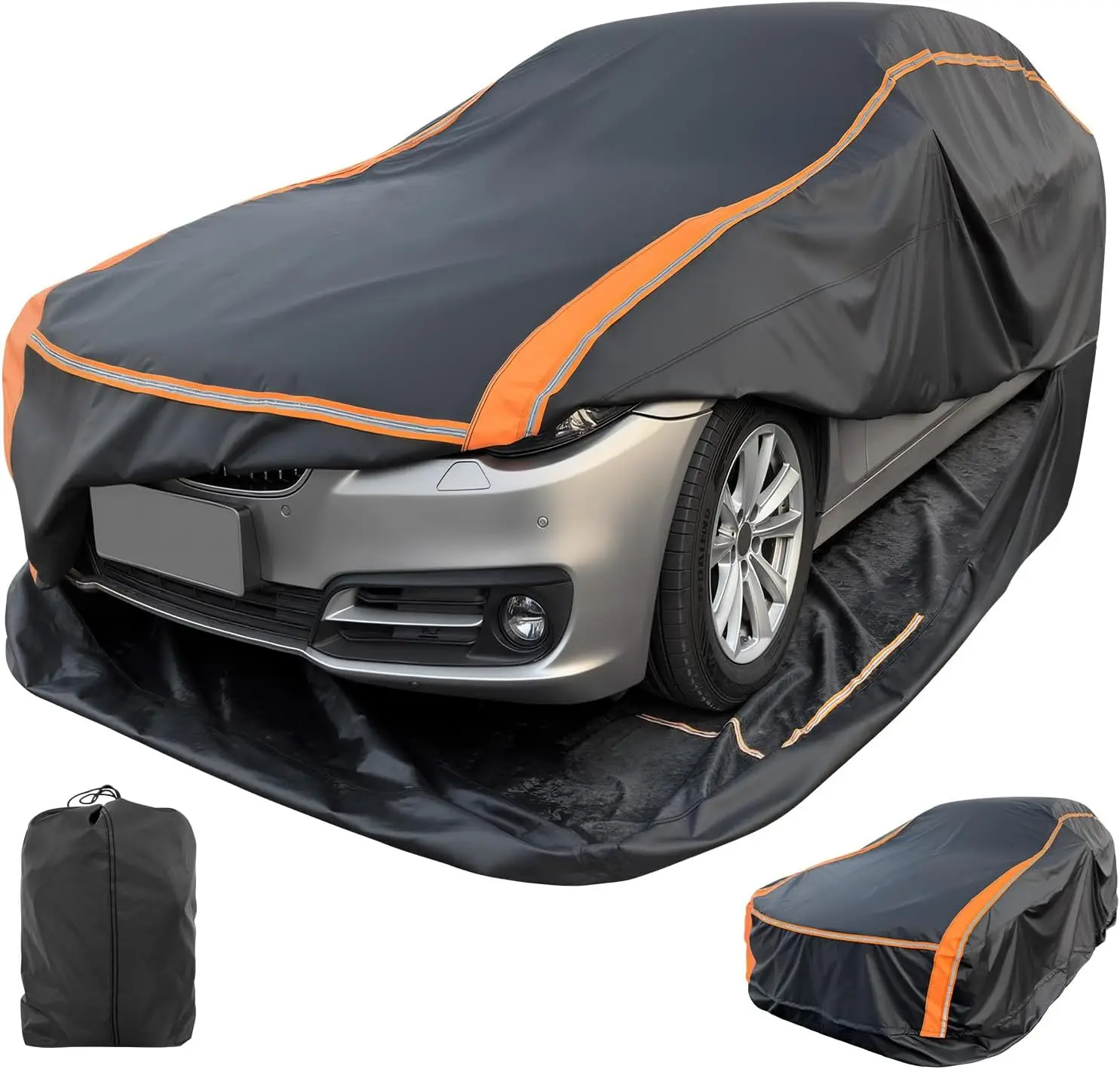 Fully Enclosed Car Cover Waterproof All Weather 2-in-1 Universal Fit Sedan/Coupe/Cabrio Length 178-185 Inch
Fully Enclosed Car Cover Waterproof All Weather 2-in-1 Universal Fit Sedan/Coupe/Cabrio Length 178-185 Inch