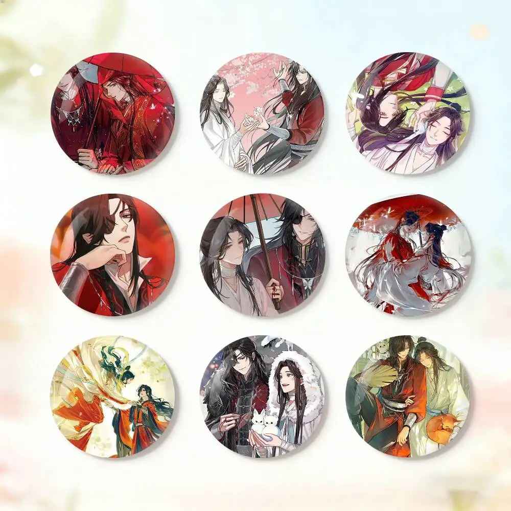 H-Heaven Officials B-Blessing Badge fragmentation laser Game Figure Soft Button Pins Handmade Cartoon Round Brooch Bag
H-Heaven Officials B-Blessing Badge fragmentation laser Game Figure Soft Button Pins Handmade Cartoon Round Brooch Bag