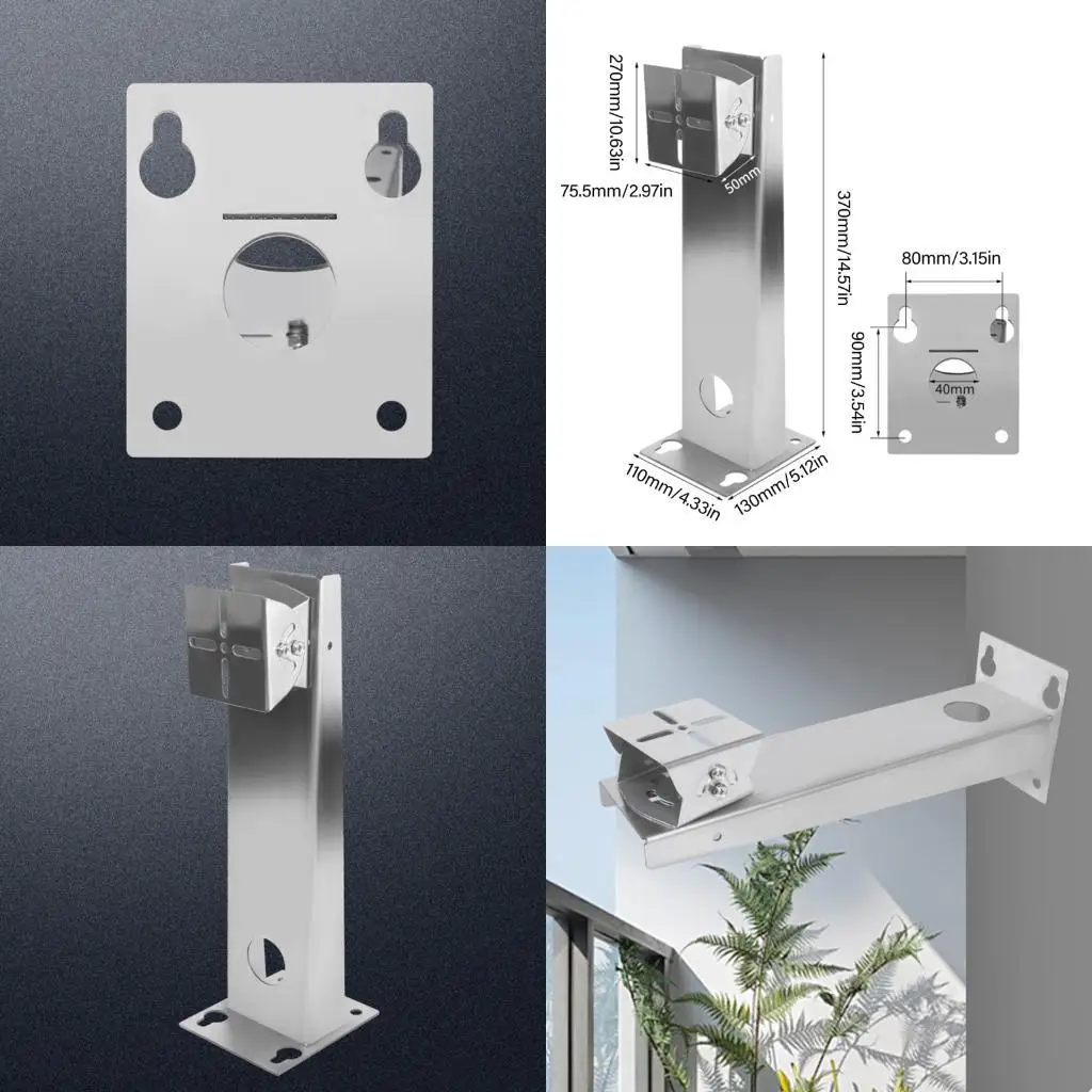 Outdoor Camera Mounting Bracket Holder Suitable for Security Cameras and Solar Panel with 360 Degree Adjustable Rotation 896C
Outdoor Camera Mounting Bracket Holder Suitable for Security Cameras and Solar Panel with 360 Degree Adjustable Rotation 896C