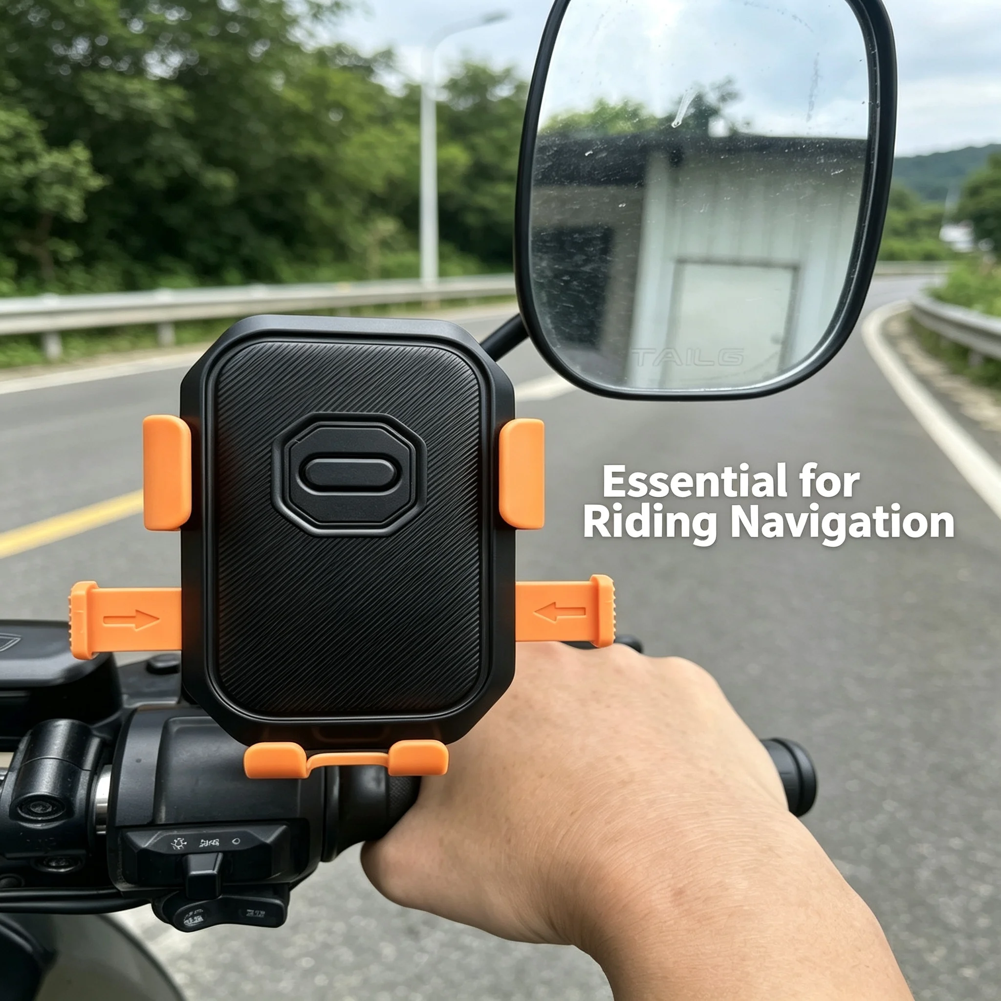 Universal Motorcycle & E-Bike Rearview Mirror Phone Mount – 360° Rotatable, Non-Slip ABS Clamp for Navigation & Riding Safety
Universal Motorcycle & E-Bike Rearview Mirror Phone Mount – 360° Rotatable, Non-Slip ABS Clamp for Navigation & Riding Safety