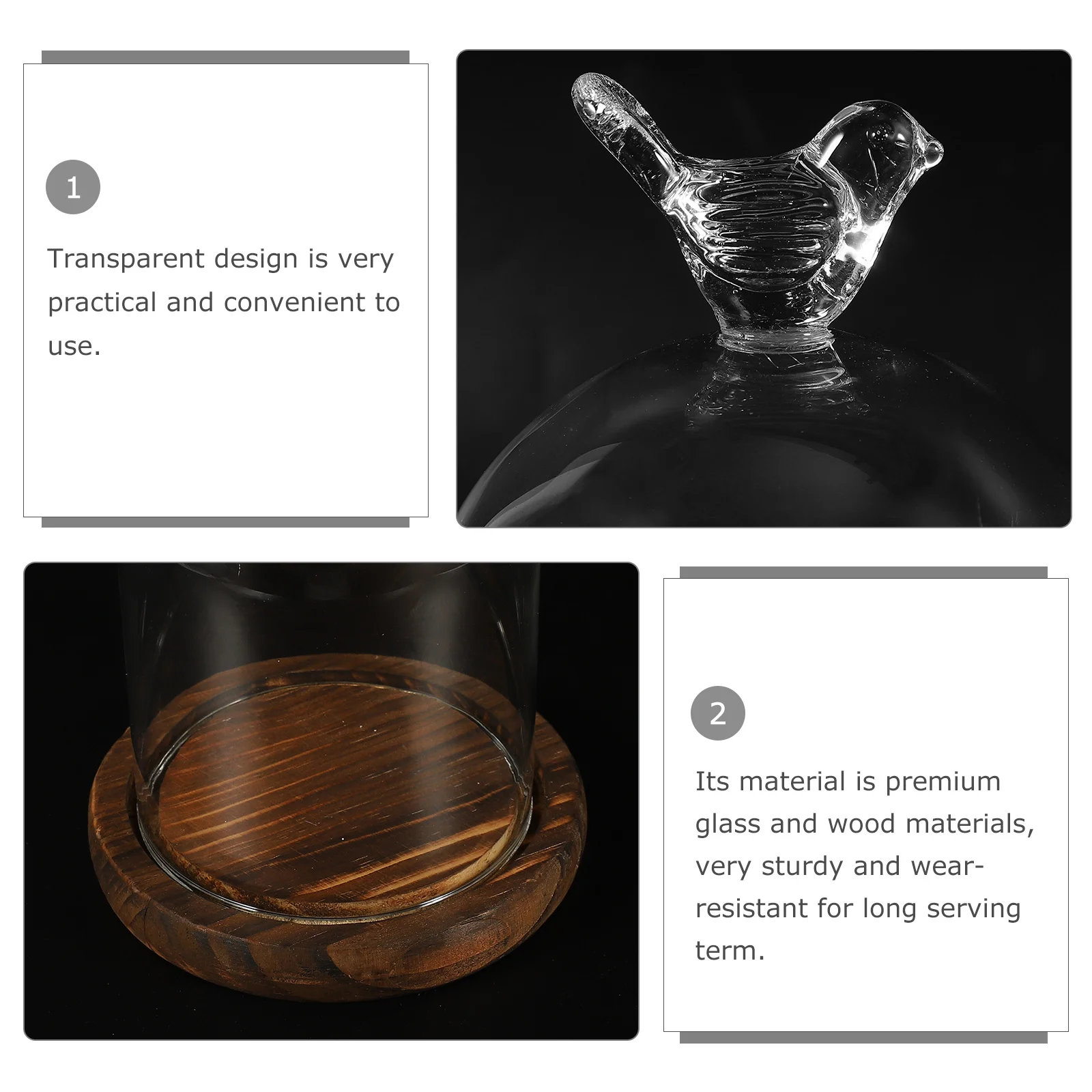 1Pcs Preserved Flower Glass Cover Sturdy Wear-Resistant Clear Dome for Cake Snack Protection Desktop Decoration Banquet Wedding
1Pcs Preserved Flower Glass Cover Sturdy Wear-Resistant Clear Dome for Cake Snack Protection Desktop Decoration Banquet Wedding