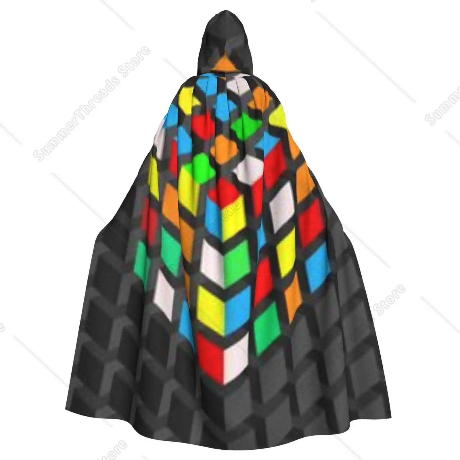 Unisex Hooded Cloak Adult Lightweight Overcoat Geometric Background Cloak For Halloween Cosplay Costumes
Unisex Hooded Cloak Adult Lightweight Overcoat Geometric Background Cloak For Halloween Cosplay Costumes