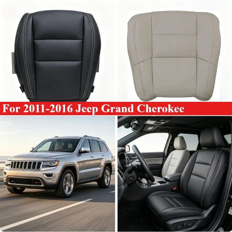 Custom Fit PU Leather Front Driver Bottom Seat Cover For 2011-2016 Jeep Grand Cherokee Interior Replacement Cushion Protector
Custom Fit PU Leather Front Driver Bottom Seat Cover For 2011-2016 Jeep Grand Cherokee Interior Replacement Cushion Protector