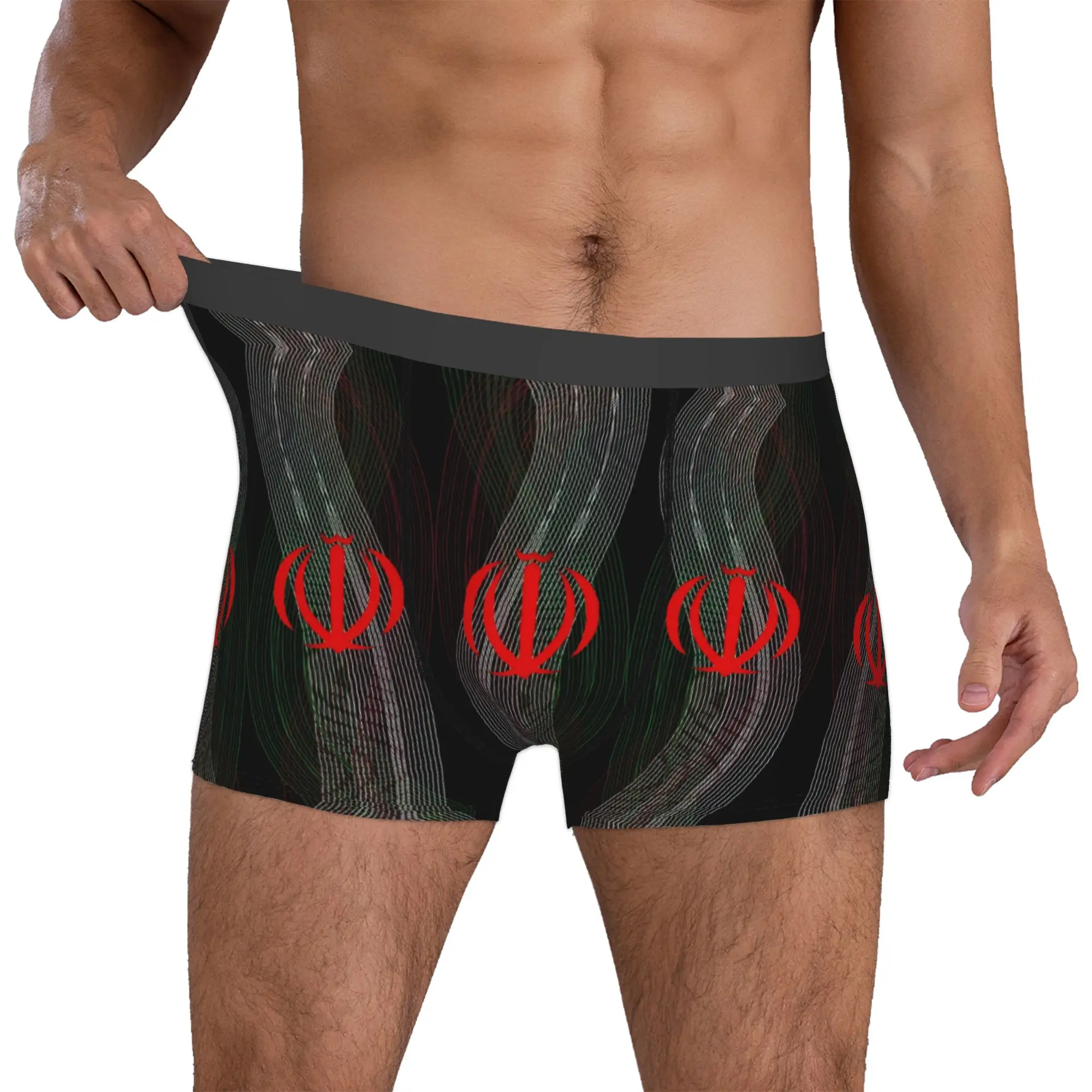 Custom I-Iran Underwear Men Breathable Flag Boxer Briefs Shorts Panties Soft Underpants For Male
Custom I-Iran Underwear Men Breathable Flag Boxer Briefs Shorts Panties Soft Underpants For Male