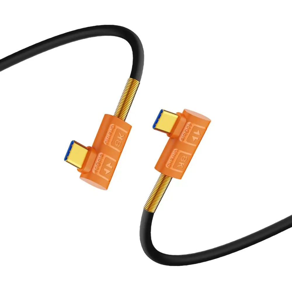 USB 4.0 Type C Silicone Cable, 40Gbps Bidirectional Data, 240W PD Charging, 8K@60Hz Video, fro Thunderbolt 5/4,Gaming Laptop etc
USB 4.0 Type C Silicone Cable, 40Gbps Bidirectional Data, 240W PD Charging, 8K@60Hz Video, fro Thunderbolt 5/4,Gaming Laptop etc
