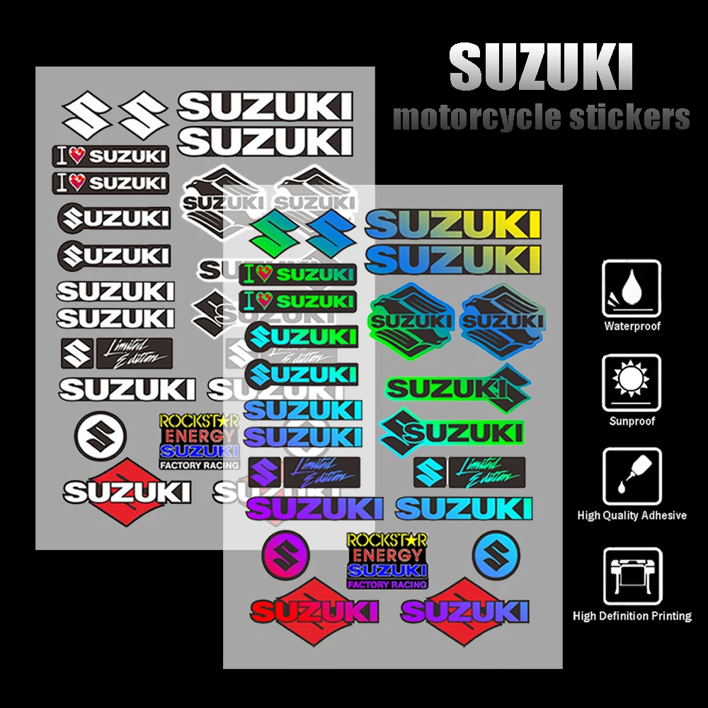 Подходит для Suzuki Motorcycle GSX, автомобильные наклейки с логотипом, велосипедный шлем, украшения, наклейки на тело, модифицированные светоотражающие лазерные наклейки
Подходит для Suzuki Motorcycle GSX, автомобильные наклейки с логотипом, велосипедный шлем, украшения, наклейки на тело, модифицированные светоотражающие лазерные наклейки