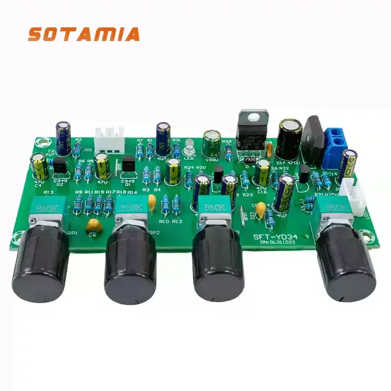 Предусилитель SOTAMIA HiFi класса A с дискретными транзисторами, регулировкой тона и громкости, балансный, для самостоятельной сборки (DIY)
Предусилитель SOTAMIA HiFi класса A с дискретными транзисторами, регулировкой тона и громкости, балансный, для самостоятельной сборки (DIY)