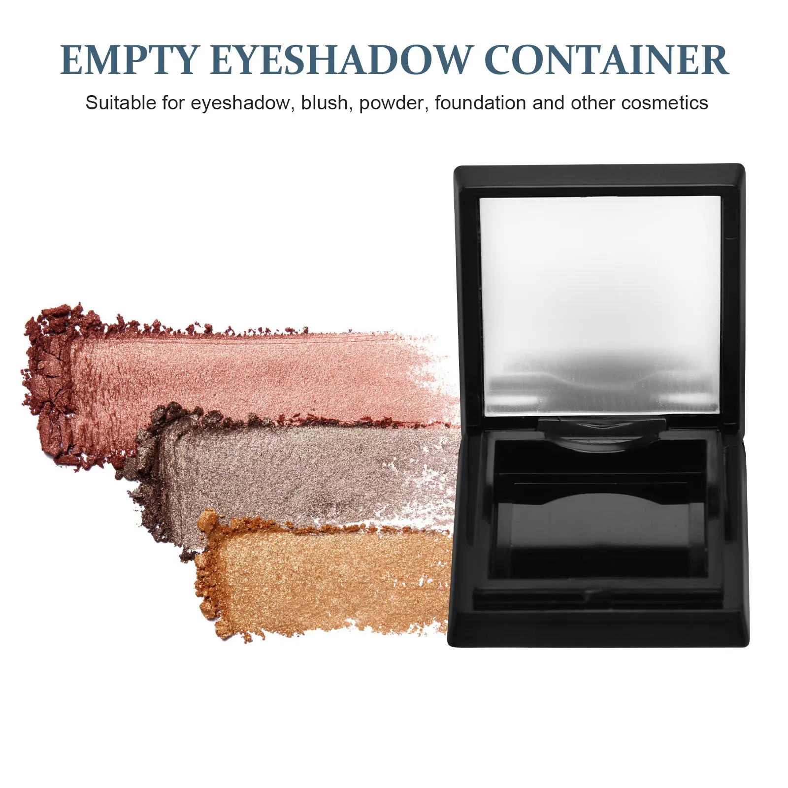 4Pcs Empty Eyeshadow Case Square Durable Makeup Storage Box for Eyeshadow Blush Powder Foundation Organizer Storage Box
4Pcs Empty Eyeshadow Case Square Durable Makeup Storage Box for Eyeshadow Blush Powder Foundation Organizer Storage Box