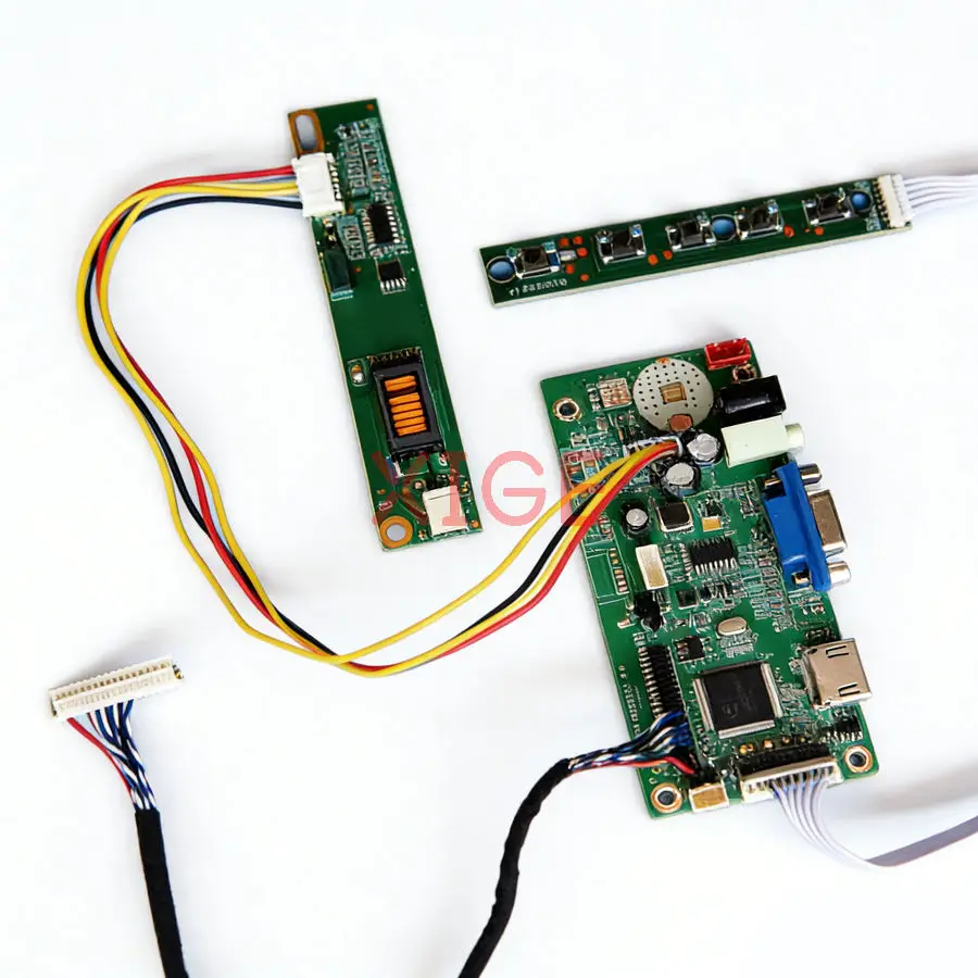 For N141I3 LQ141K1LB1C TD141THCA1 N141I1 LCD Monitor Controller Drive Board DIY Kit HDMI+VGA LVDS 30-Pin 1280x800 1CCFL 1280*800
For N141I3 LQ141K1LB1C TD141THCA1 N141I1 LCD Monitor Controller Drive Board DIY Kit HDMI+VGA LVDS 30-Pin 1280x800 1CCFL 1280*800