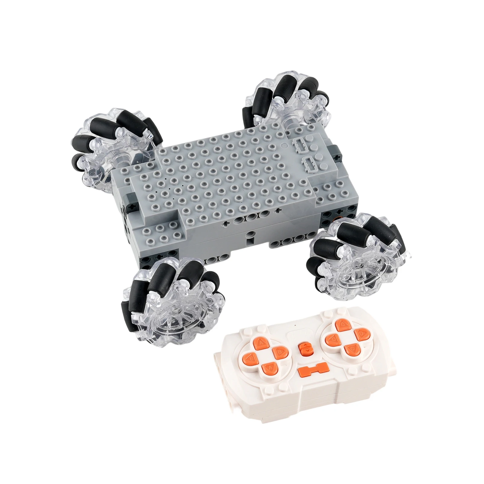 MOC 4WD Tech Car Tank Chassis 2.4G APP Дистанционное управление Всенаправленные Mecanum Wheels Stunt Drift Car Building Block Игрушка Подарок ребенку
MOC 4WD Tech Car Tank Chassis 2.4G APP Дистанционное управление Всенаправленные Mecanum Wheels Stunt Drift Car Building Block Игрушка Подарок ребенку