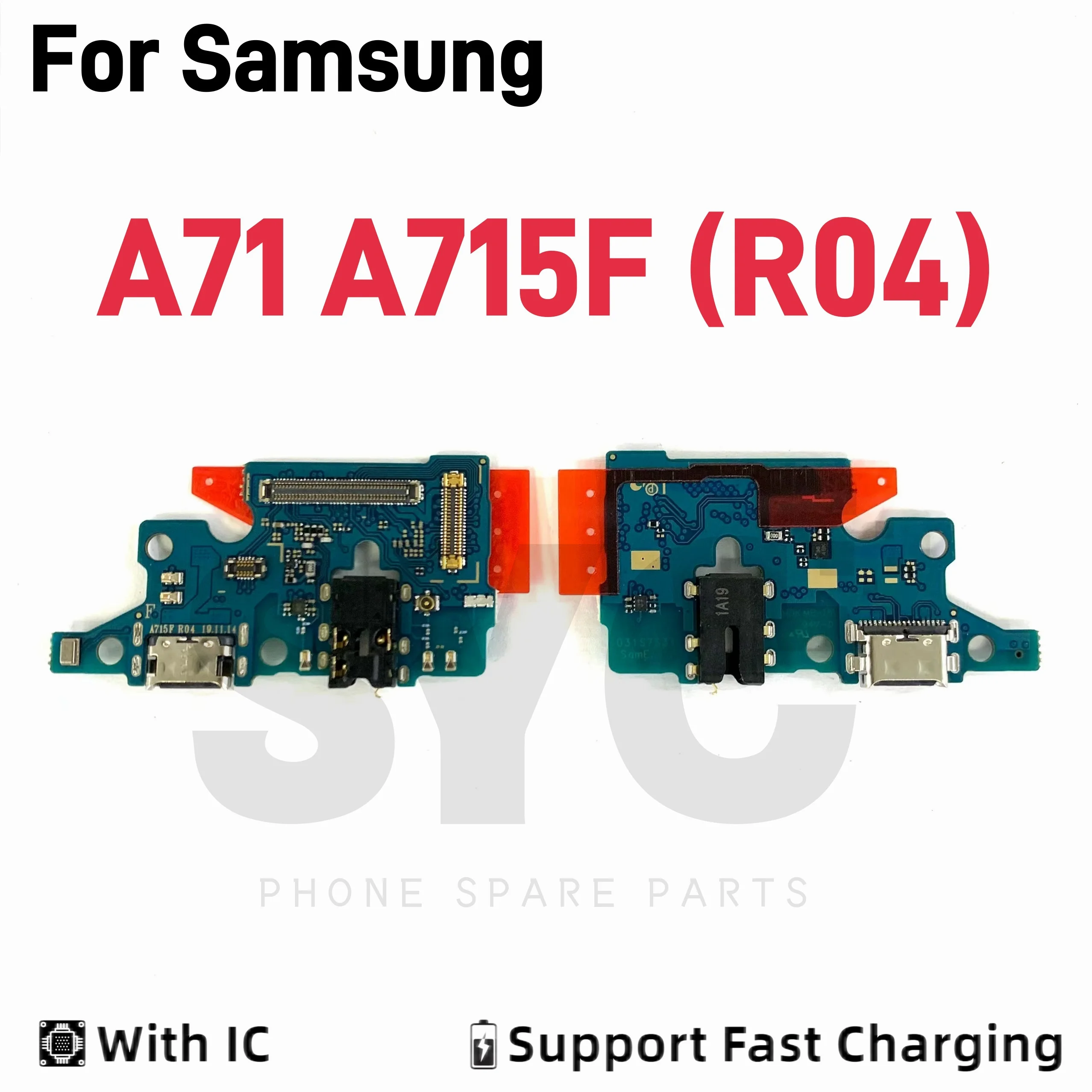 SYC Good quality with IC USB Port Charger Dock Connector Charging Board Flex Cable For Samsung A71 A715F
SYC Good quality with IC USB Port Charger Dock Connector Charging Board Flex Cable For Samsung A71 A715F