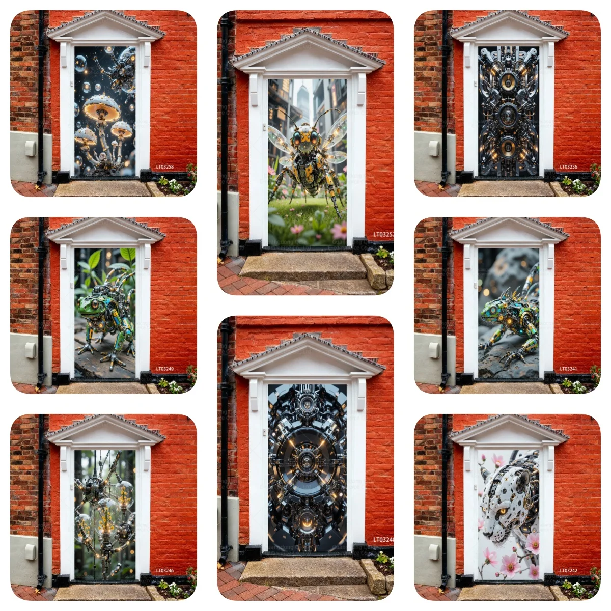 Cool Mechanical Door Sticker: Scientific Texture, Creative Wallpaper, Self-adhesive Removable PVC for Home Decoration
Cool Mechanical Door Sticker: Scientific Texture, Creative Wallpaper, Self-adhesive Removable PVC for Home Decoration
