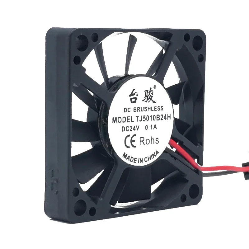 P 50*50*10 мм Taijun DC24V 0,1A TJ5010B24H принтер 5 см автомобильное зарядное устройство противомоскитный вентилятор
P 50*50*10 мм Taijun DC24V 0,1A TJ5010B24H принтер 5 см автомобильное зарядное устройство противомоскитный вентилятор