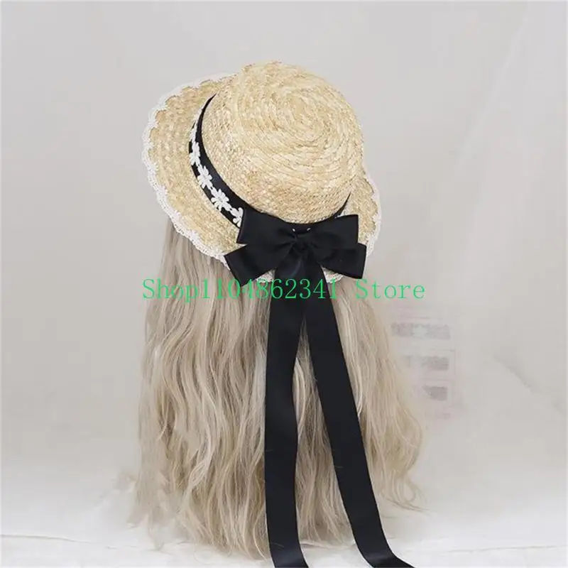 652F Straw Beachs Hat Bows Straw Hat Ribbon Straw Hat Wide Brim Straw Boater Hat
652F Straw Beachs Hat Bows Straw Hat Ribbon Straw Hat Wide Brim Straw Boater Hat