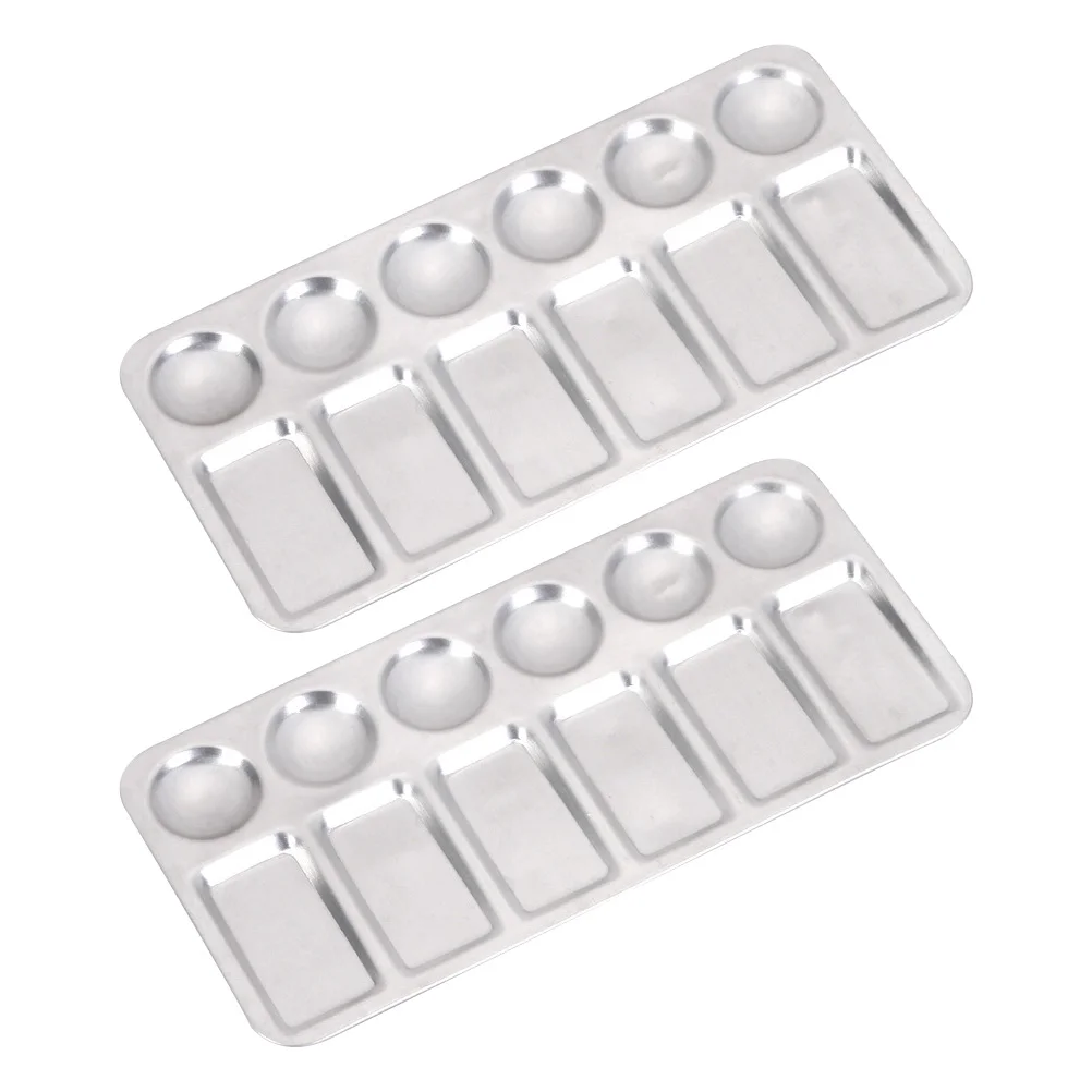 Garden Wire Elongated Palette Handhold Paint Tray Acrylic Painting Color Mixing Can Silver
Garden Wire Elongated Palette Handhold Paint Tray Acrylic Painting Color Mixing Can Silver