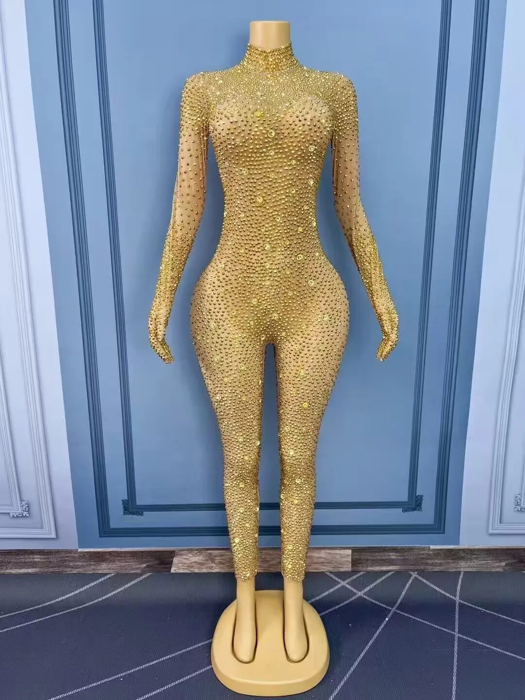 Singer Rhinestone Luxury Diamond Jumpsuit Festival Celebrate Stage Performance Wear Night Party Outfit Bodycon Bodysuit
Singer Rhinestone Luxury Diamond Jumpsuit Festival Celebrate Stage Performance Wear Night Party Outfit Bodycon Bodysuit