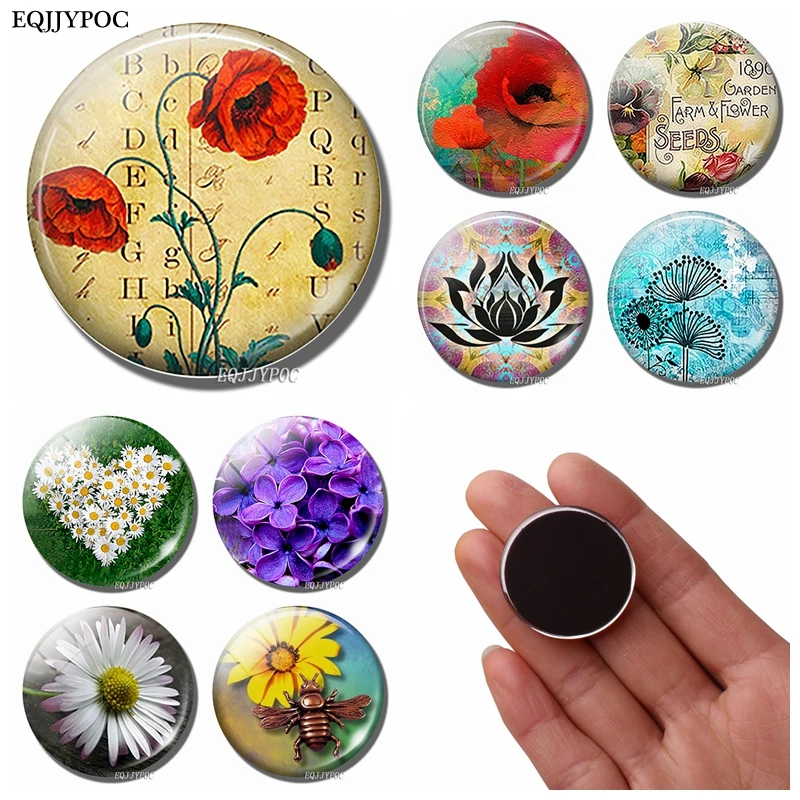 Antique Poppy Daisy Rose Dandelion Lotus 30 MM Fridge Magnet Remembrance Flower Glass Magnetic Refrigerator Decor Note Holder
Antique Poppy Daisy Rose Dandelion Lotus 30 MM Fridge Magnet Remembrance Flower Glass Magnetic Refrigerator Decor Note Holder