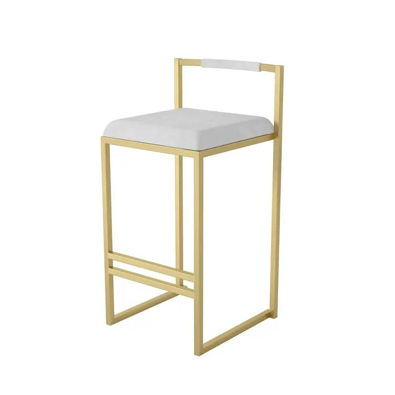 Modern Cloth Bar Chairs for Kitchen Furniture Iron High Stool Nordic Luxury Creative Velvet Counter Chair
Modern Cloth Bar Chairs for Kitchen Furniture Iron High Stool Nordic Luxury Creative Velvet Counter Chair