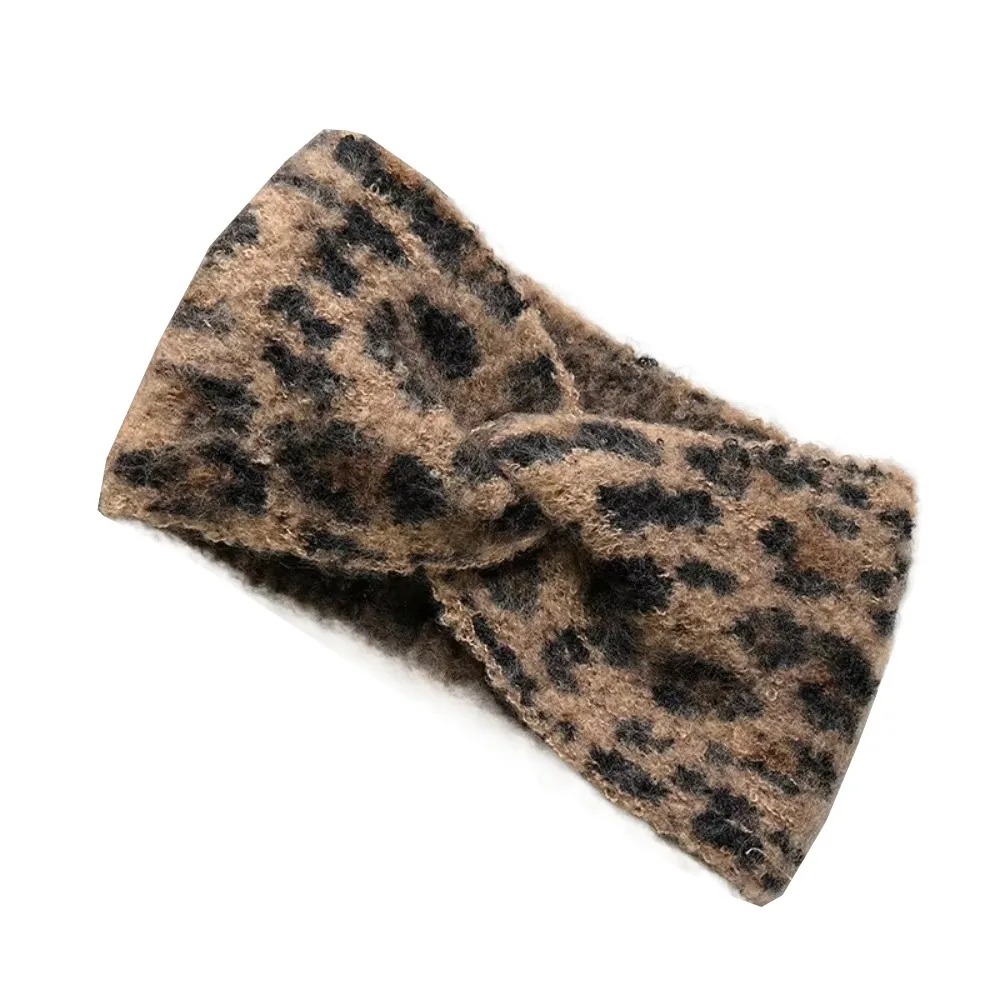 Fashion Wide Edge Leopard Print Headband Soft High Elasticity Turban Headwrap Thick Warm Adjustable Knitted Headcover Women's
Fashion Wide Edge Leopard Print Headband Soft High Elasticity Turban Headwrap Thick Warm Adjustable Knitted Headcover Women's