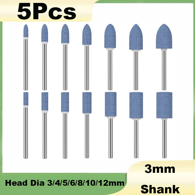 5pcs 3mm Shank Polishing Head 3-12mm Wheel Head Blue Aluminium Oxide Abrasive Mounted For Dremel Rotary Power Tools Accessories
5pcs 3mm Shank Polishing Head 3-12mm Wheel Head Blue Aluminium Oxide Abrasive Mounted For Dremel Rotary Power Tools Accessories