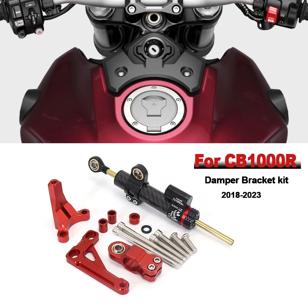 NEW Motorcycle Steering Stabilize Damper Bracket Mounting Kit accessories For Honda CB 1000 R CB 1000R CB1000R 2018-2024
NEW Motorcycle Steering Stabilize Damper Bracket Mounting Kit accessories For Honda CB 1000 R CB 1000R CB1000R 2018-2024