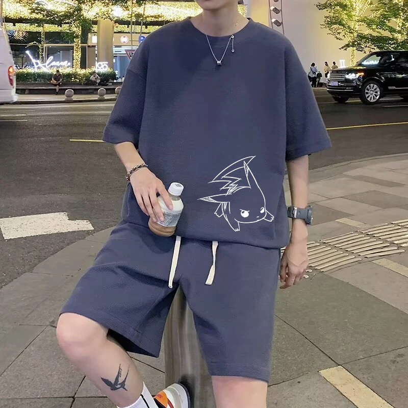 Повседневный спортивный комплект для подростков: летняя футболка с креативным принтом и свободные шорты, модель M, из полиэфирного волокна, с коротким рукавом
Повседневный спортивный комплект для подростков: летняя футболка с креативным принтом и свободные шорты, модель M, из полиэфирного волокна, с коротким рукавом