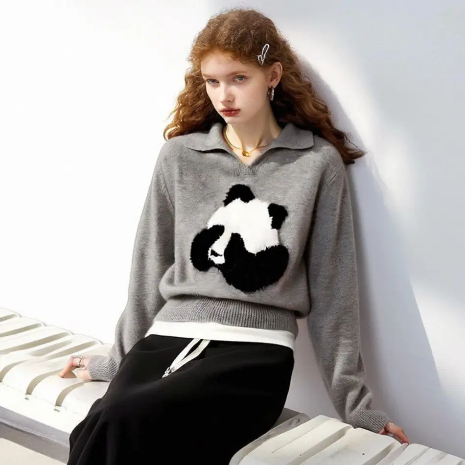 Осень/зима 2022, новый женский вязаный свитер с капюшоном, вязаный свитер со свободным воротником
Осень/зима 2022, новый женский вязаный свитер с капюшоном, вязаный свитер со свободным воротником