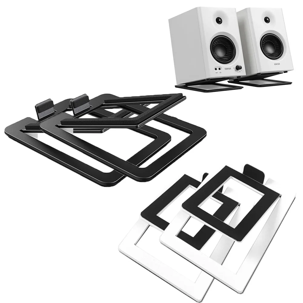 2Pcs/1Pair Desktop Speaker Base Carbon Steel Shock Absorption Improved Sound Quality For Most Desktop Computer Speakers
2Pcs/1Pair Desktop Speaker Base Carbon Steel Shock Absorption Improved Sound Quality For Most Desktop Computer Speakers