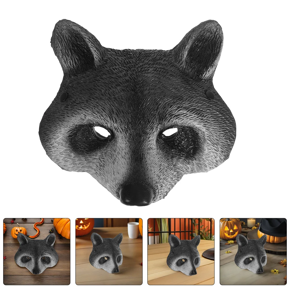2pcs Halloween Raccoon Mask Adult Animal Face Costume Cosplay Party Masquerade Realistic Scary for Family
2pcs Halloween Raccoon Mask Adult Animal Face Costume Cosplay Party Masquerade Realistic Scary for Family