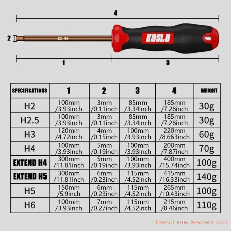 Screwdriver Set 8 Size Ergonomic Handle Inner Hexagonal Screwdriver for Electronics Automobile Repair
Screwdriver Set 8 Size Ergonomic Handle Inner Hexagonal Screwdriver for Electronics Automobile Repair
