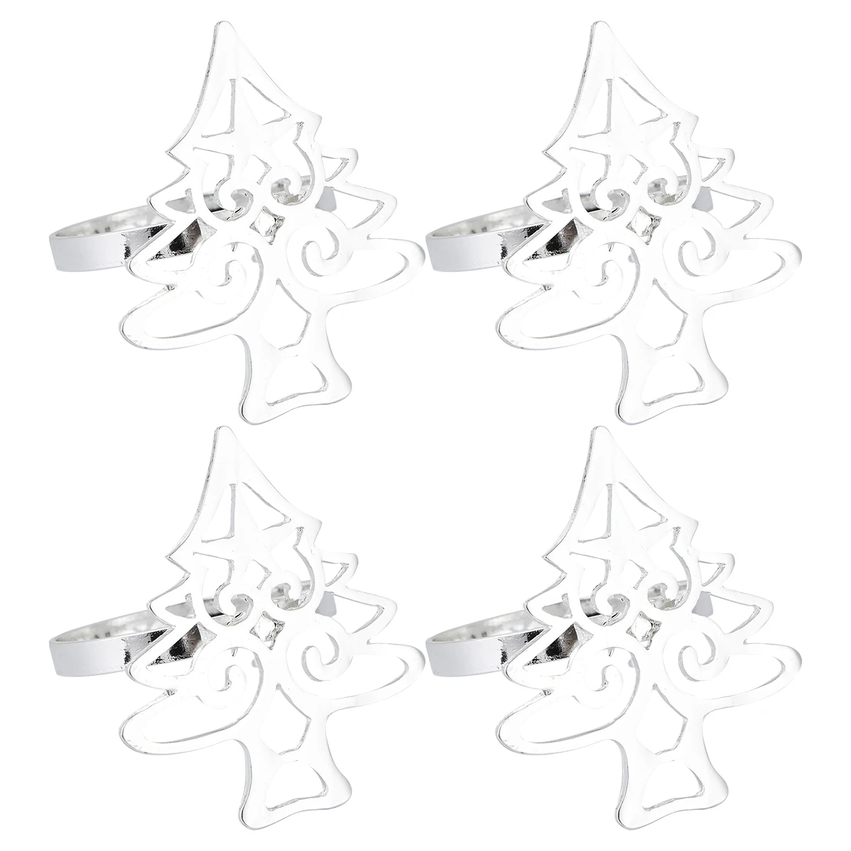 4 Pcs Napkin Buckle Christmas Table Accessories Delicate Beautiful Decorations Ring Tree Alloy
4 Pcs Napkin Buckle Christmas Table Accessories Delicate Beautiful Decorations Ring Tree Alloy