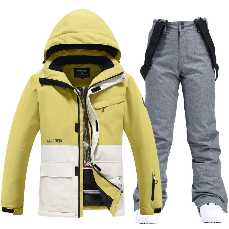 2025 New Ski Suit Set Women's Winter Outdoor Snowboard Loose Ski Jacket Men's Windproof Wear Resistant Warm Hooded Skiing Suit
2025 New Ski Suit Set Women's Winter Outdoor Snowboard Loose Ski Jacket Men's Windproof Wear Resistant Warm Hooded Skiing Suit
