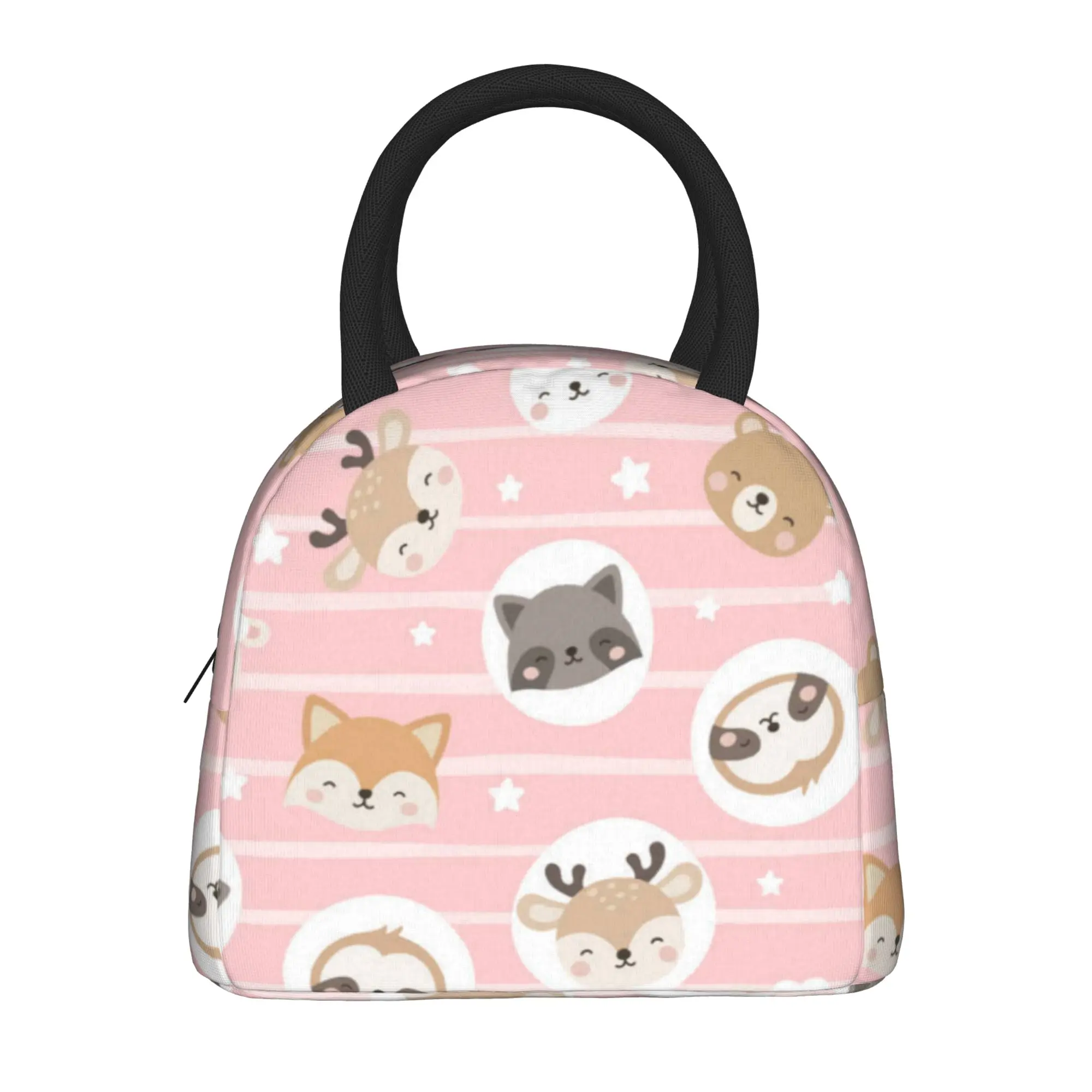 Cute Animal Face Heads Lunch Bag For Women Print Lunch Box Aesthetic School Cooler Bag Portable Insulated Oxford Tote Food Bags
Cute Animal Face Heads Lunch Bag For Women Print Lunch Box Aesthetic School Cooler Bag Portable Insulated Oxford Tote Food Bags