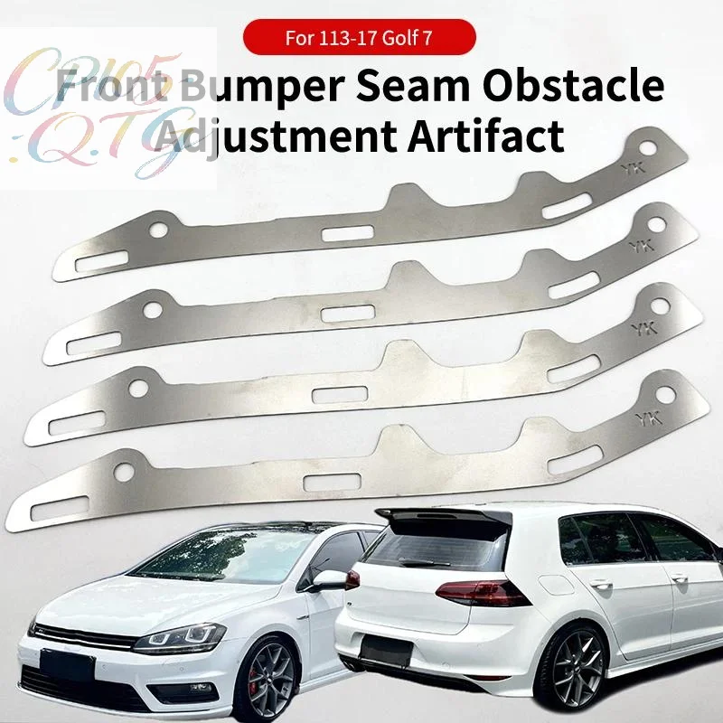 2Pcs Stainless Steel Front Bumper Seam Adjustment Brackets For 2013 2017 Golf 7 Auto Repair Modification
2Pcs Stainless Steel Front Bumper Seam Adjustment Brackets For 2013 2017 Golf 7 Auto Repair Modification