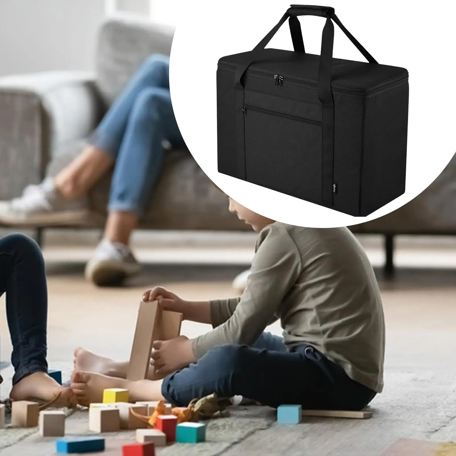 Сумка для хранения гигантских деревянных строительных блоков, складная, универсальная, из утолщенного нейлона, для крупногабаритных игрушек, черная, с полным верхним открытием
Сумка для хранения гигантских деревянных строительных блоков, складная, универсальная, из утолщенного нейлона, для крупногабаритных игрушек, черная, с полным верхним открытием