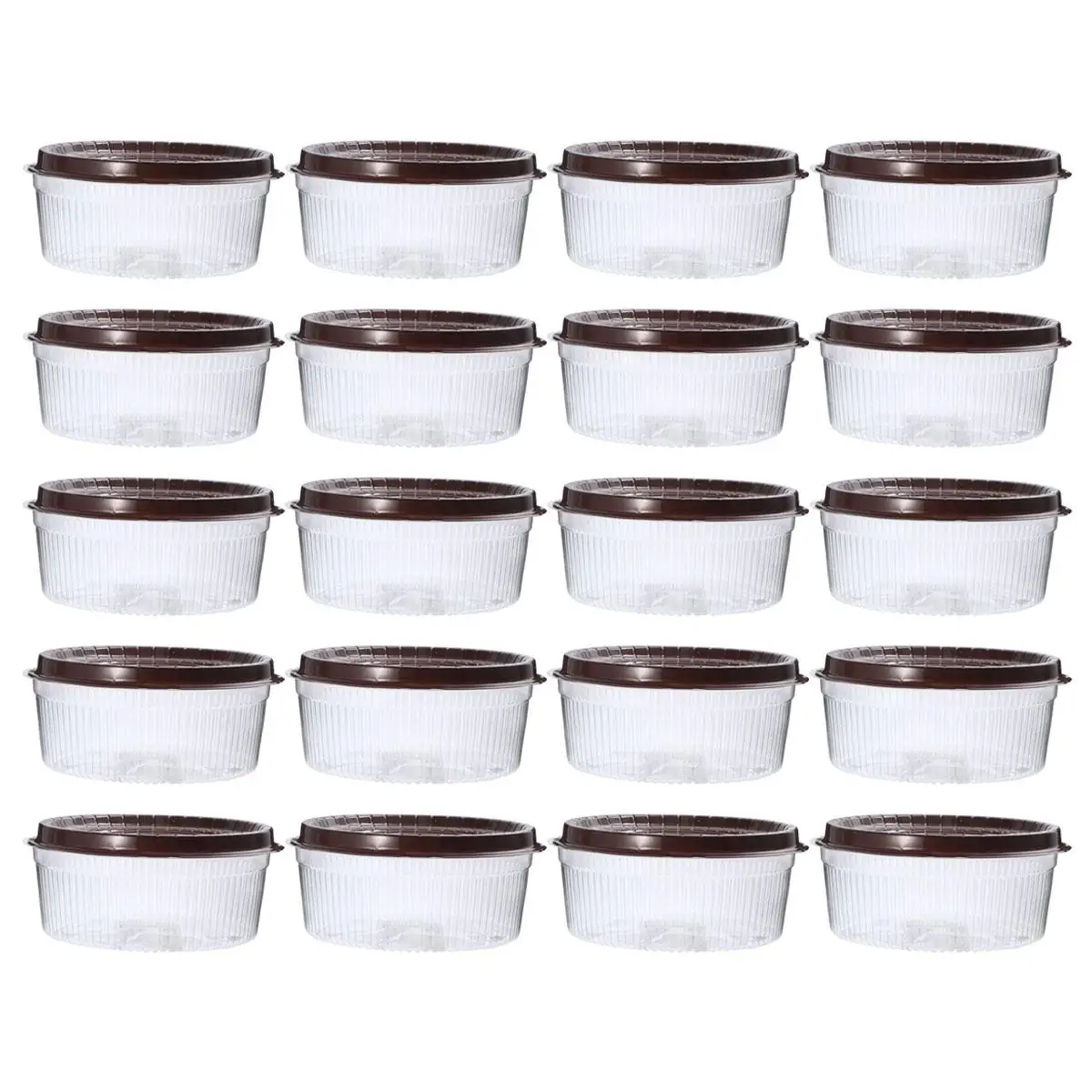 20 PCS Single Cupcake Boxes Food Containers with Lids Disposable Travel Fruit Cakes
20 PCS Single Cupcake Boxes Food Containers with Lids Disposable Travel Fruit Cakes