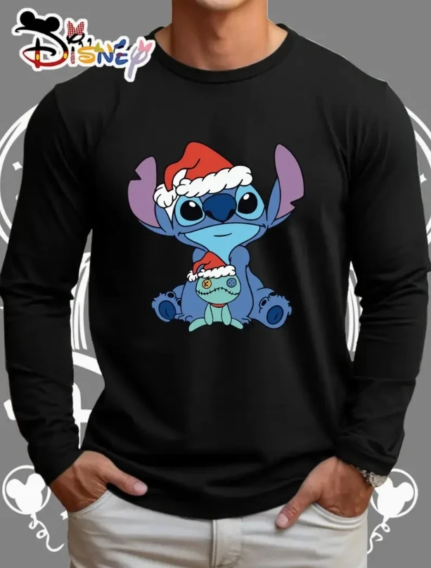 Men's long sleeved t-shirt Disney style fashionable casual top
Men's long sleeved t-shirt Disney style fashionable casual top