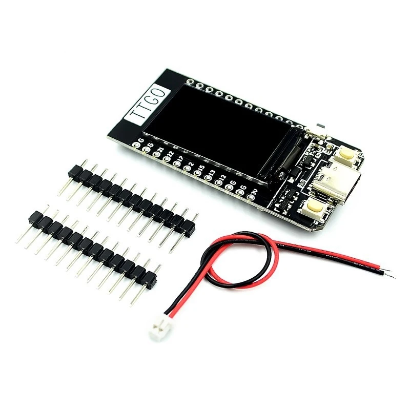 TTGO T-Display ESP32 WiFi Bluetooth Module 1.14-inch LCD Development Board
TTGO T-Display ESP32 WiFi Bluetooth Module 1.14-inch LCD Development Board