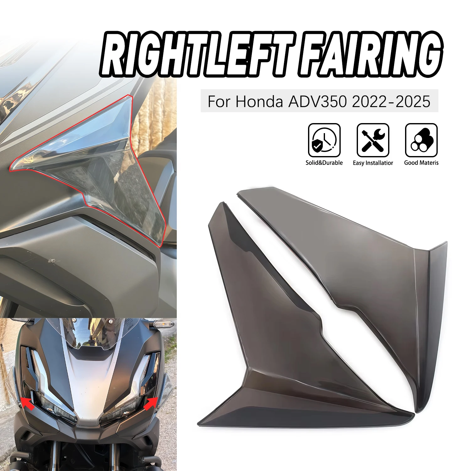 FOR HONDA ADV350 ADV 350 2022-2025 Motorcycle Right Left Side Fairing Side Cover Wing Deflector Windshield Screen
FOR HONDA ADV350 ADV 350 2022-2025 Motorcycle Right Left Side Fairing Side Cover Wing Deflector Windshield Screen